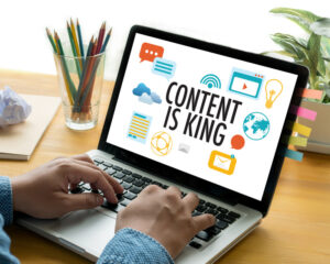 Content is King = content creation and production for SEO